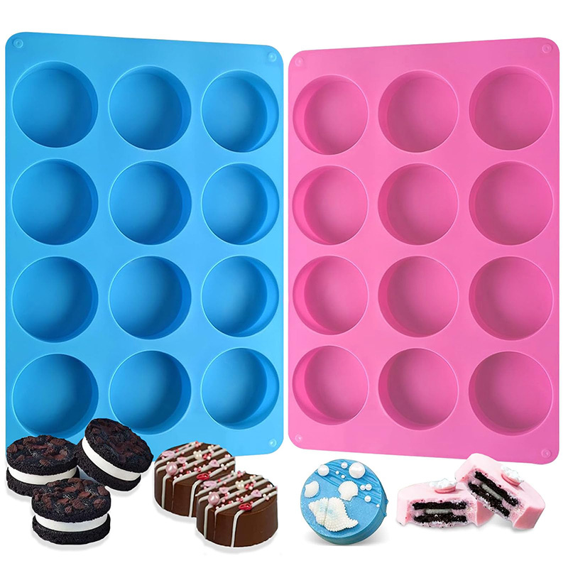 Soap Making Designs - Moldes de Silicone Redondos com 12