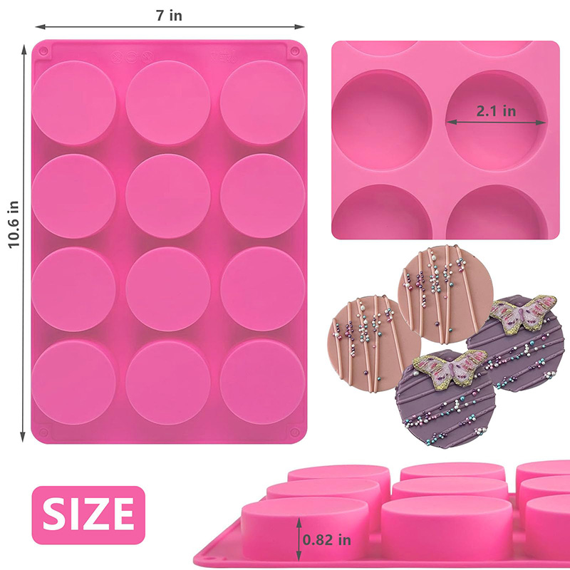 Moldes de Silicone Redondos co - Soap Making Designs avaliação e preço