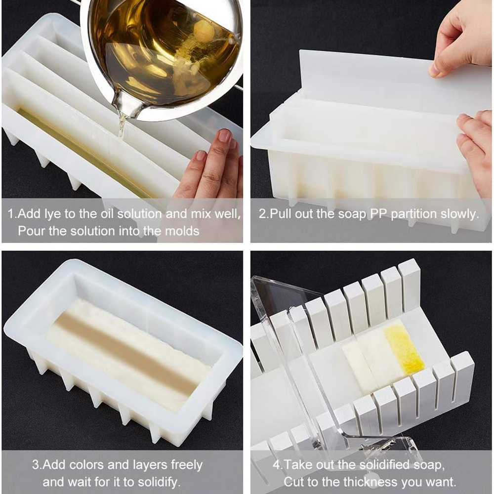 Molde de sabão de silicone 42o - Soap Making Book avaliação e preço