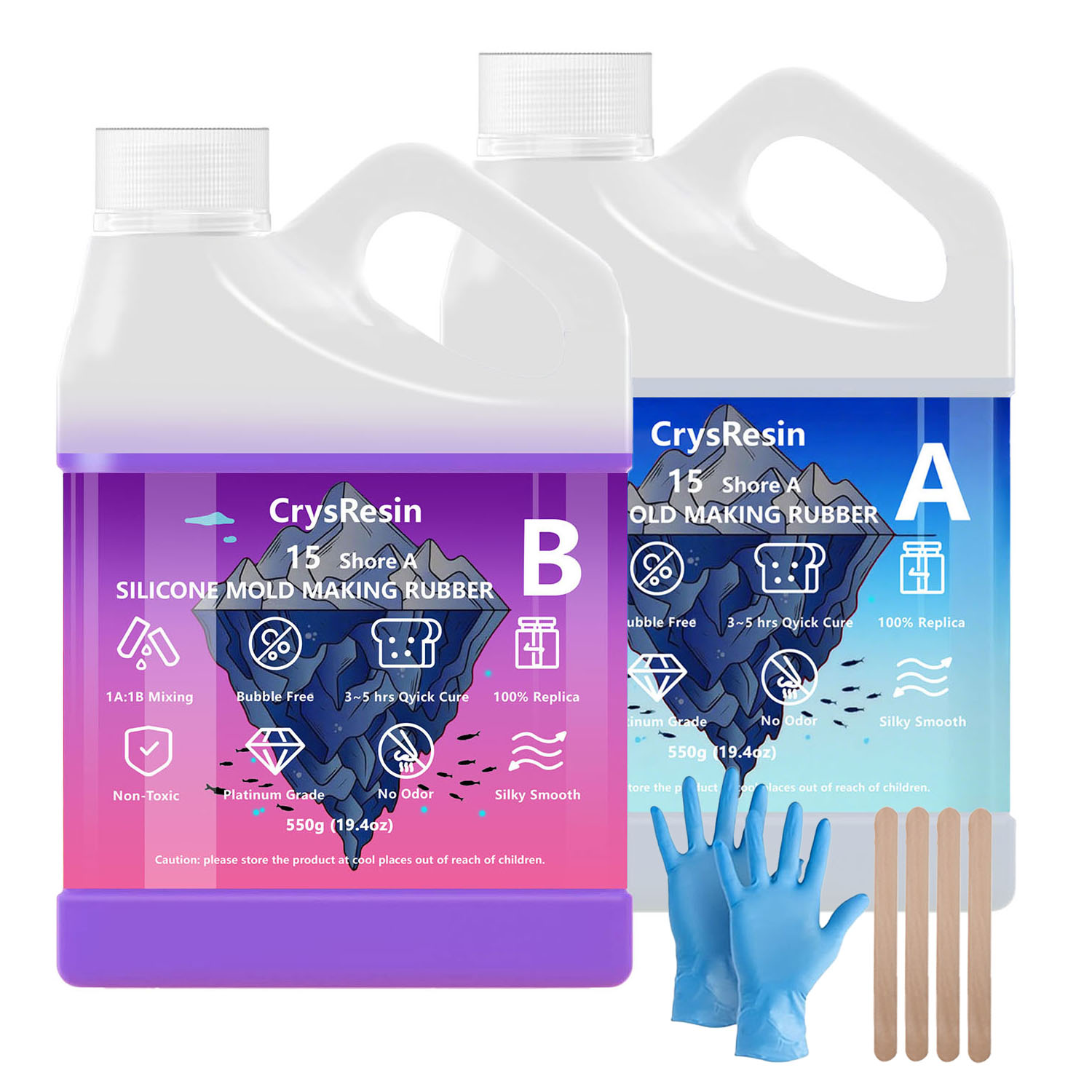 Kit de Silicone Líquido Roxo 1 - Soap Making Ratios avaliação e preço