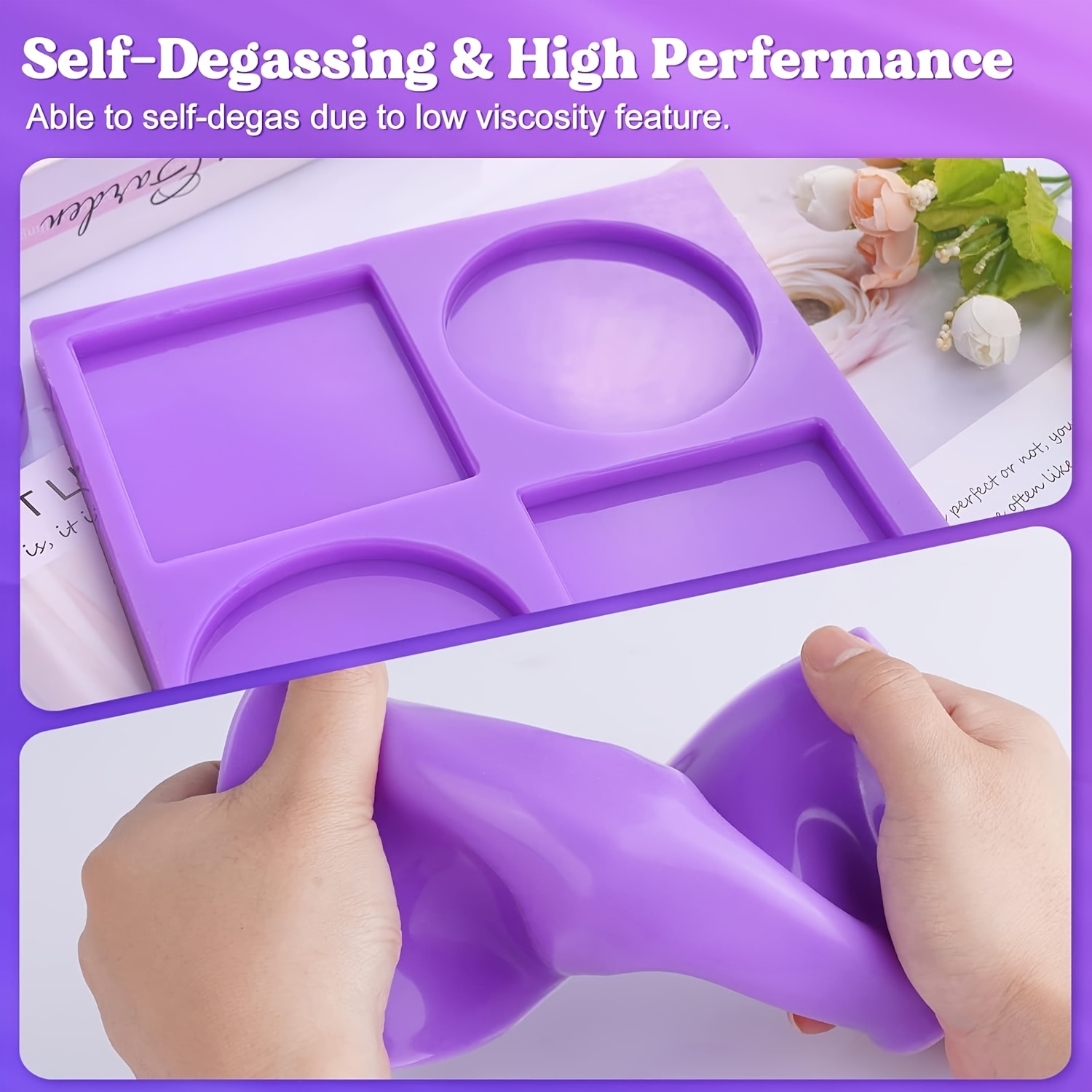 Kit de Silicone Líquido Roxo 1 - Soap Making Ratios avaliação e preço