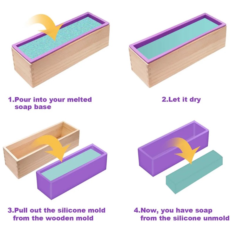 Molde de Silicone Flexível par - Soap Making Book avaliação e preço