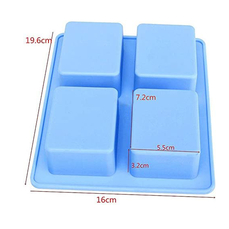 Molde de sabão de silicone ret - Soap Making Book avaliação e preço