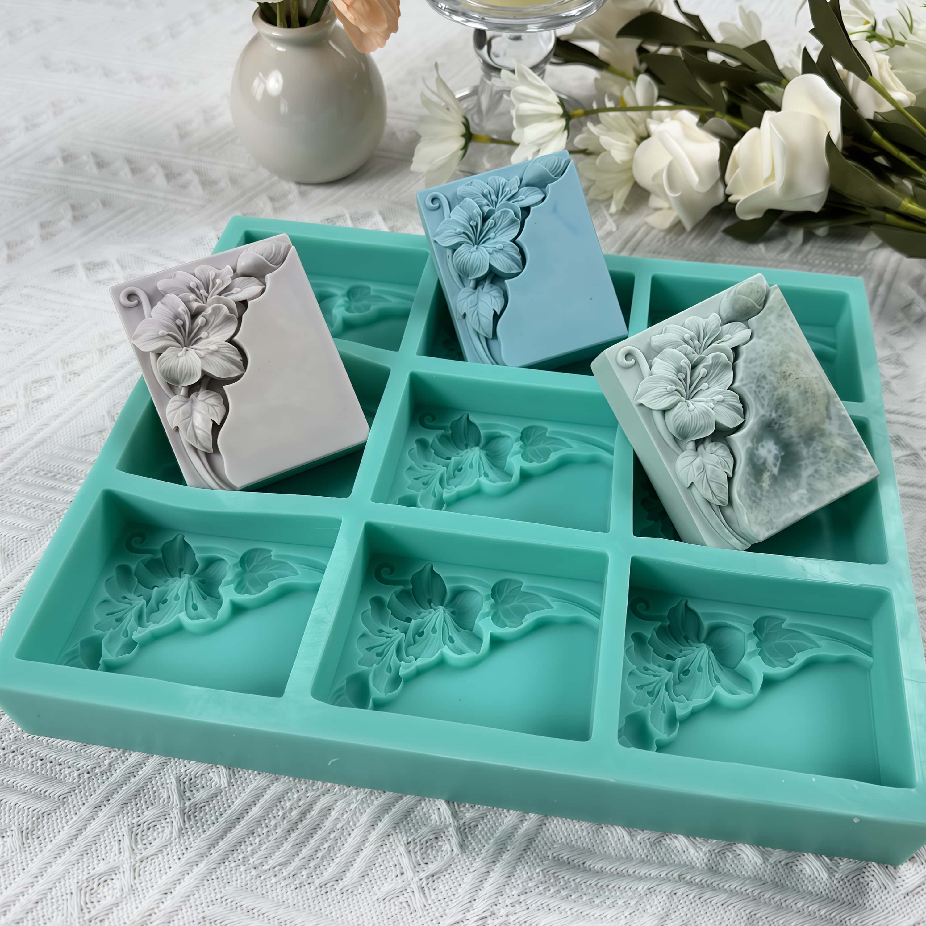 Molde de sabão flor de tungstê - Soap Making Book avaliação e preço