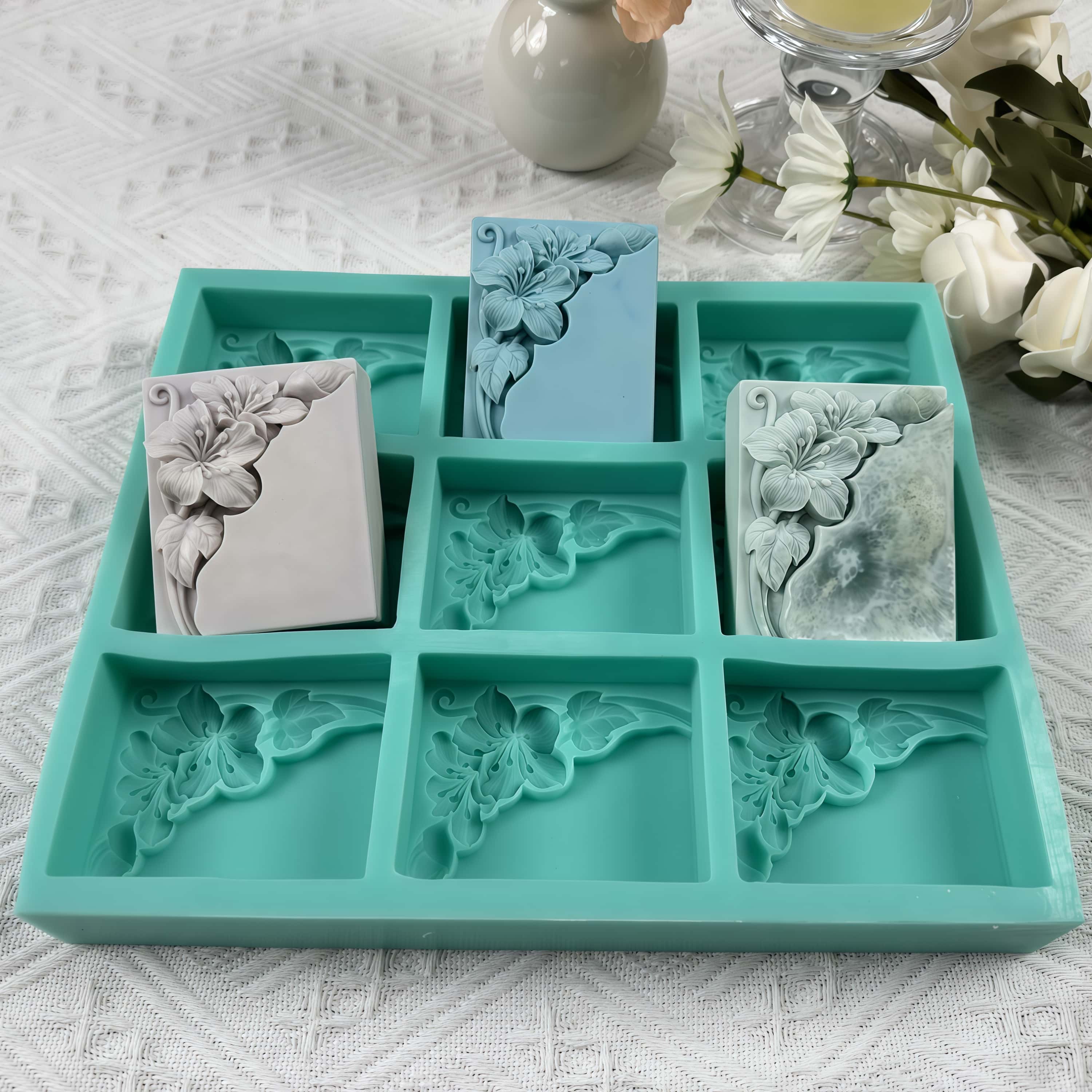 Molde de sabão flor de tungstê - Soap Making Book avaliação e preço