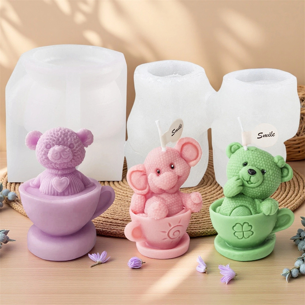Urso de pelúcia em copo molde  - Soap Making Jug avaliação e preço